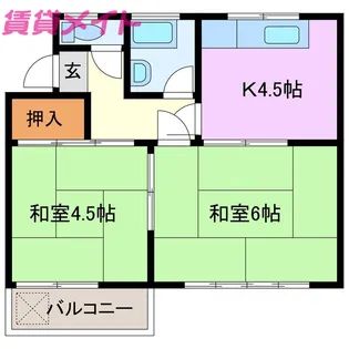 ソシアY【2階】の間取り