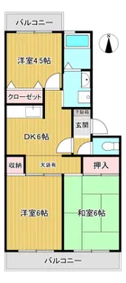 レクタングル宮前平【3階】の間取り