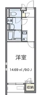 クオーレ【1階】の間取り