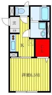 プチ ヴェルデュール【2階】の間取り