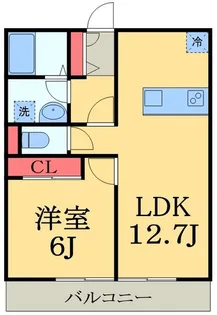 カーサフェリーチェII【2階】の間取り
