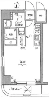 グリフィン横浜・アネシス【2階】の間取り