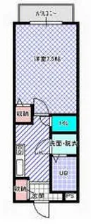 ル・クレール【1階】の間取り