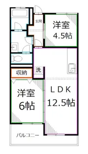 アメニティコウヤマ第3ガーデン【2階】の間取り