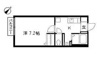 リバティーコート【1階】の間取り