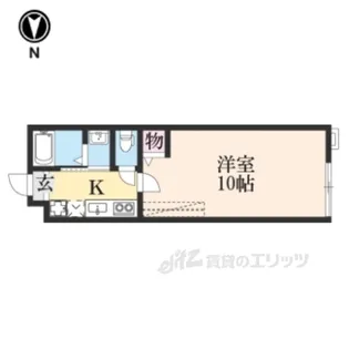 アークリード大津北【1階】の間取り