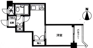 ライオンズマンション錦糸町第5【6階】の間取り