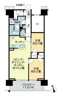 リビオシティ南砂町ステーションサイト【5階】の間取り