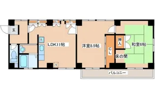 金澤ビル【3階】の間取り