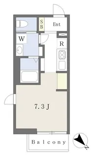 COZY県立美術館前【5階】の間取り
