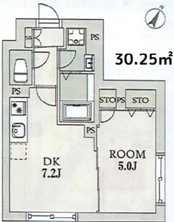aLATO MEGURO【2階】の間取り