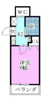 レジデンス壱拾八番館【7階】の間取り