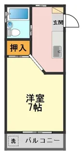 茂呂マンション【2階】の間取り