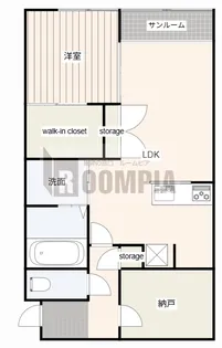 ラ・メゾン川崎【2階】の間取り