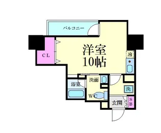 パークアクシス新栄【9階】の間取り