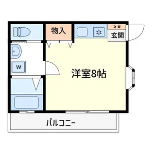 マインドハイム恭和【2階】の間取り