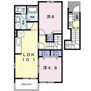 サンリット G【2階】の間取り
