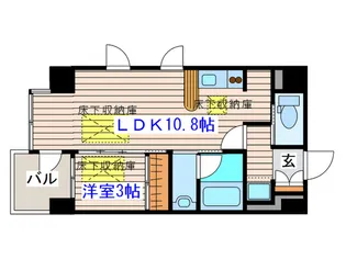 ルネスサマン【5階】の間取り