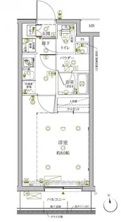 クレイシアIDZ新宿落合ディアコート【3階】の間取り