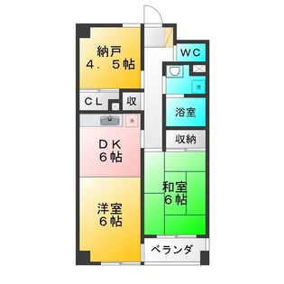 K house1【4階】の間取り