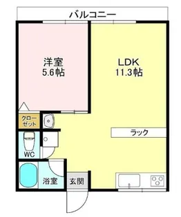 T3コート【2階】の間取り