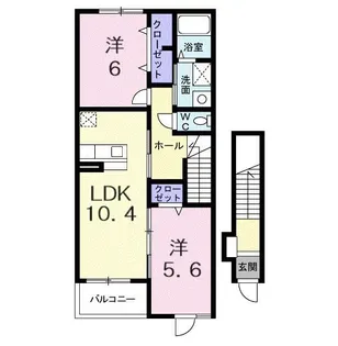 アルテーリア【2階】の間取り