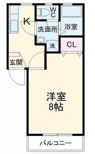 エスポアール原山【1階】の間取り