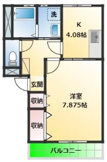 サンピュア佳月【3階】の間取り