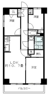 HARU菊名I【2階】の間取り
