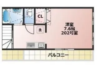 AI高尾山口【2階】の間取り