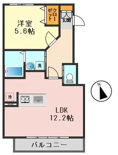 ビューノ北小岩【3階】の間取り