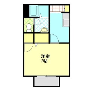 コアサウス【1階】の間取り