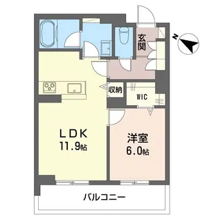 SHM ミア・カーサ ノルテ【1階】の間取り