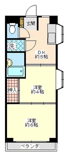 衣石マンション【3階】の間取り