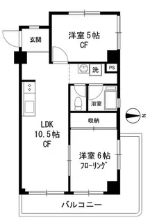 秀和麻布笄町レジデンス【3階】の間取り