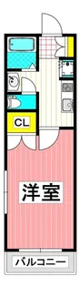 サンデンハイツII【5階】の間取り