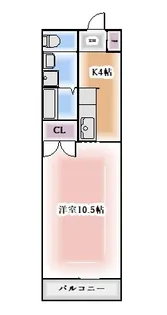 ファミーユ檀【2階】の間取り