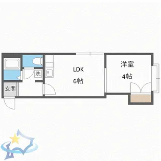 グランフォルム南6条【3階】の間取り