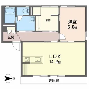 ディアスさや【1階】の間取り