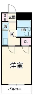 クロノス向ヶ丘【1階】の間取り