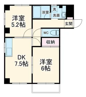 コーポ立花【3階】の間取り