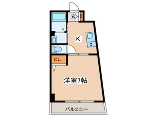 ラ・ファヴォール【5階】の間取り