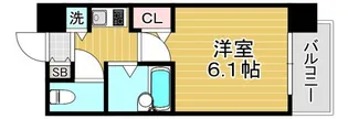 ディナスティ清水谷3【4階】の間取り