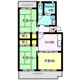 センチュリーマンション【3階】の間取り