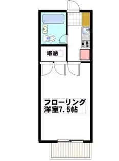 大谷ハイツ【2階】の間取り