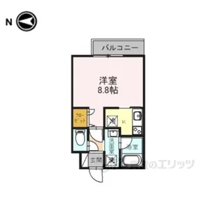 エルスタンザ塚口本町【1階】の間取り