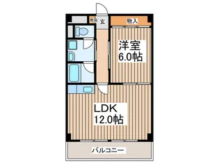 グリ-ンハイム【3階】の間取り