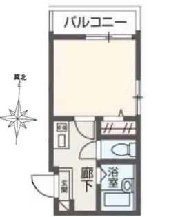 メルディア二和西4丁目【3階】の間取り