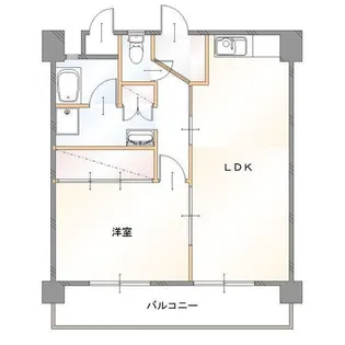 グローリオ美術館通り【2階】の間取り