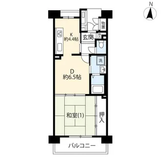 URアーバンライフ東新小岩【6階】の間取り